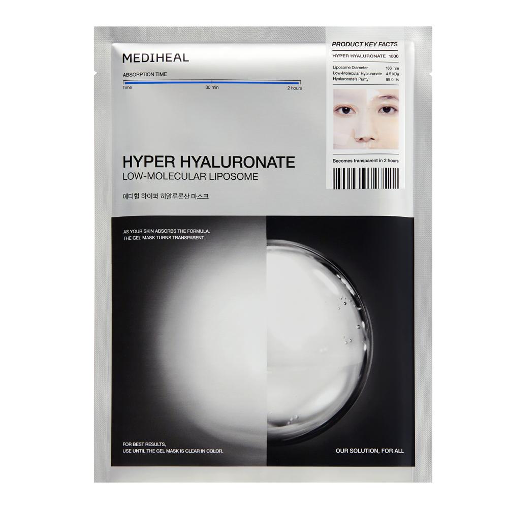 Mediheal Hyper Mask 1 лист, 2 типа, выберите 1 [Коллаген/гиалуроновая кислота]