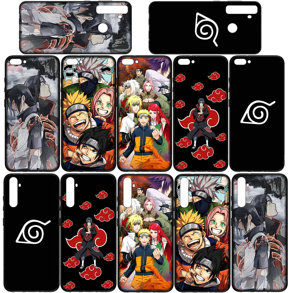 Чехол для телефона Samsung Galaxy S24 S23 iPhone 15 14 Xiaomi Redmi Note 13 12 11 8 10 9 Pro Max X XR OPPO A15 Huawei Comics Itachi Uchiha Sasuke Naruto