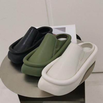 Модные женские сандалии 2025 Лето Новые шлепанцы на платформе Женские каблуки Роскошные танкетки Слайды Пляжные мюли Женские сабо