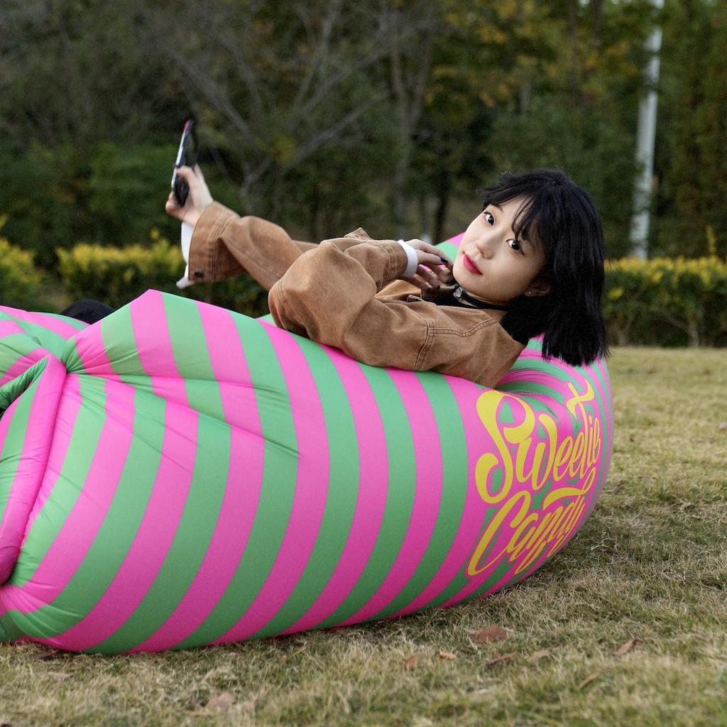 Портативный надувной диван-кровать для кемпинга на открытом воздухе и отдыха на пляже