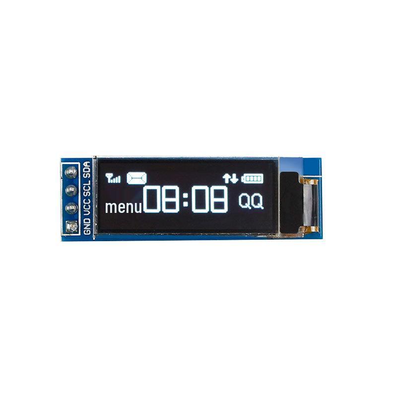0,91" OLED-дисплей 128x32, Совместим с UNO/Raspberry Pi, Интерфейс IIC.