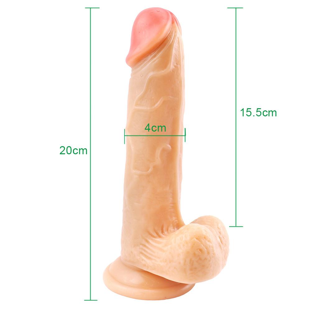 MoDi Реалистичный фаллоимитатор мягкий большой пенис с присоской Секс-игрушка
