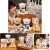 Adorable Plush Arctic Bear With Colorful Scarf Perfect For Kids Soft Toy Companion