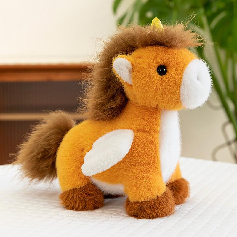 Unicorn Stuffed Plush Animal Soft Fabric And Pp Cotton Filling For Birthday Gift Special Characters Included