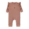 Комбинезон для девочки без пинеток 6-18 месяцев Dark Salmon