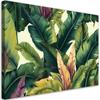 Холст, Тропические листья в цвете