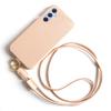 For Samsung Galaxy A34 5G Case with Lanyard Genuine Cow Leather PC Phone Back Cover