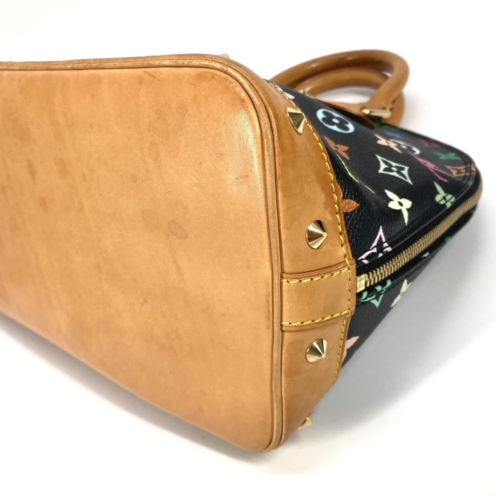 Louis Vuitton M40444 MonogramMulticolore Alma PM Сумка-тоут Ручная сумка Черный
