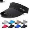 Теннисная летняя женская кепка, спортивная бейсболка для мужчин, открытый пустой верх, солнцезащитные козырьки, дышащие шапки для гольфа