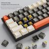 K780 Crackle Design RGB Hot-Swappable Gaming Mechanical Keyboard