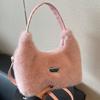 Plush Handbag Small Bag Women's 2025 Autumn New Fashion Niche High Value Foreign Style Shoulder Messenger Bag