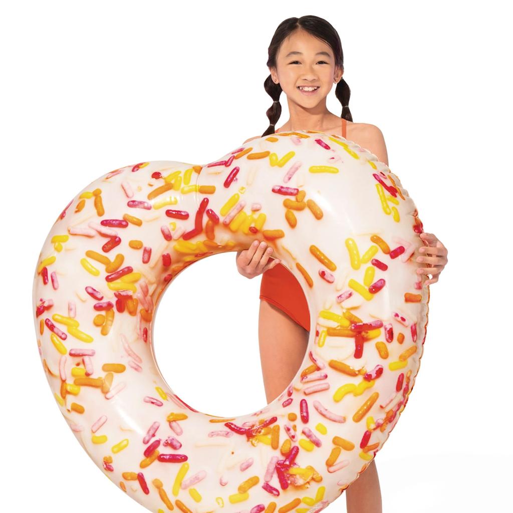 INTEX Float Tube Sprinkle Donut Heart Tube 94 x 89 x 25 см Японский 56253 [Оригинальный продукт]