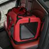 Foldable Pet Carrier for Small and Miniature Dogs, Portable Cat Carrier Soft Side Pet Travel Crate with Removable Mat, Storage Bags