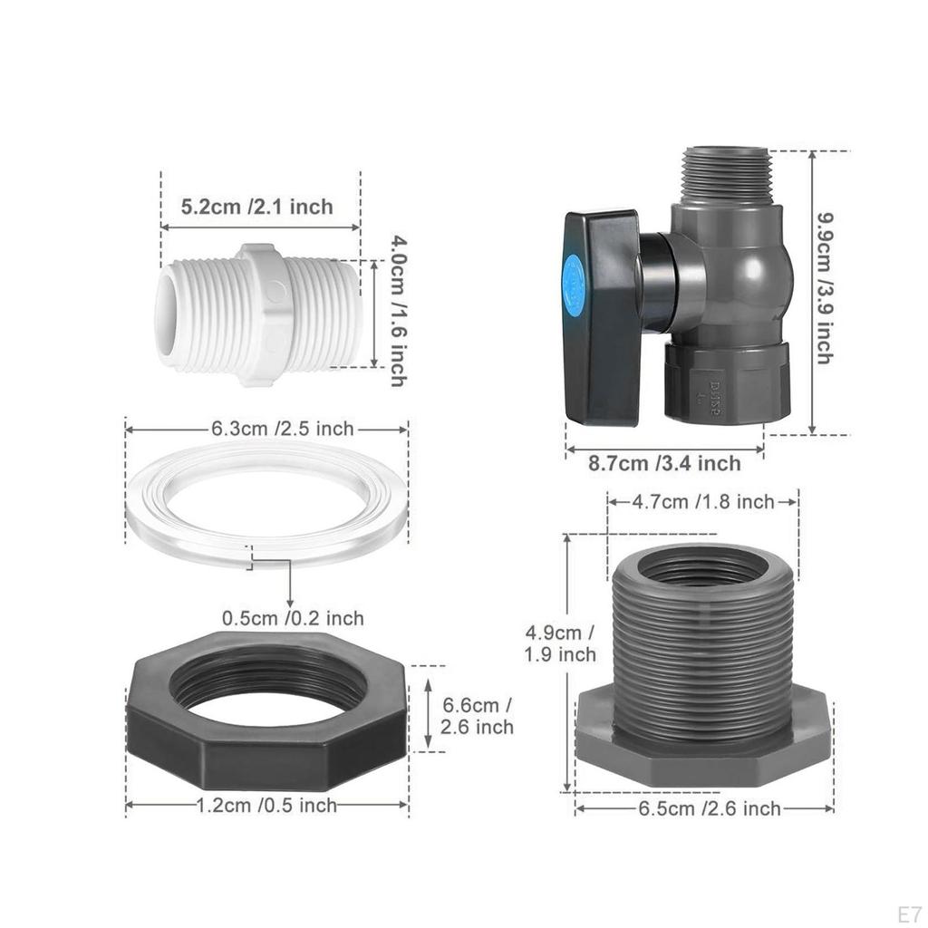 Комплект патрубков дождевой бочки для использования на открытом воздухе