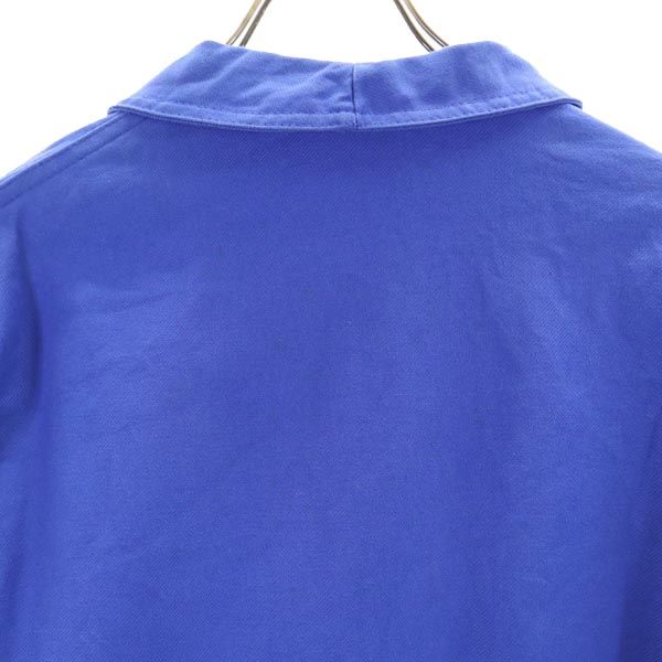 EURO WORK 60-е Винтажная куртка с длинным рукавом синяя Вышивка эмблемы Мужская Б/У