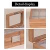 3/6grids Watch Storage Case Window Display Wooden Watch Box Watch Storage Box  Jewelry Display Box