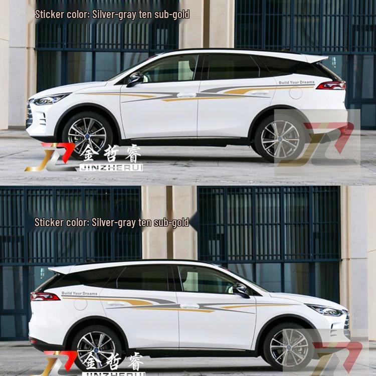 Наклейки на поясную линию и кузов BYD Tang DM второго поколения - Наклейки на автомобиль нестандартного цвета