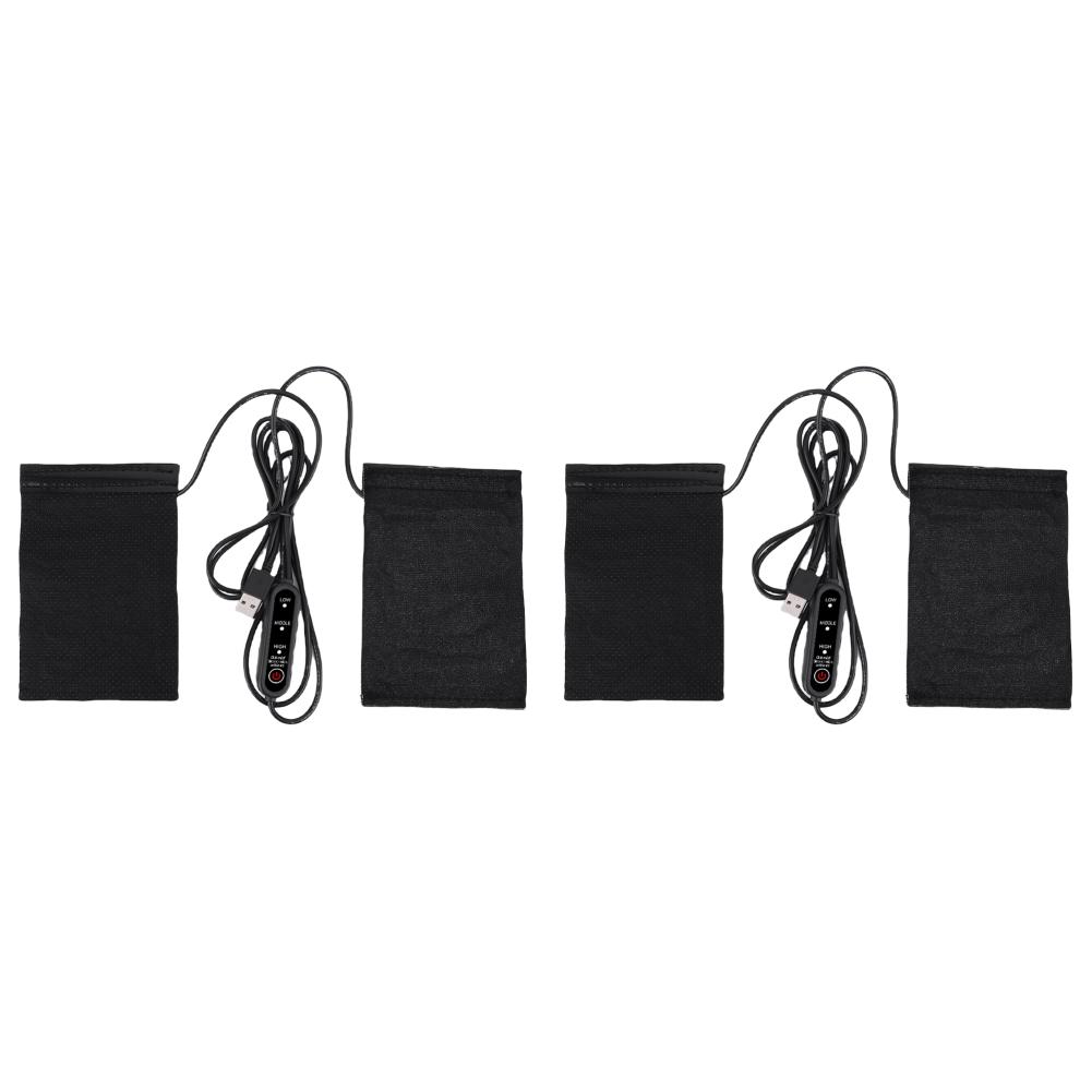 1/2 шт. USB Нагреваемая накладка на руль мотоцикла, 3 режима, Электрический подогрев ручек, Нескользящая, Нагреваемая накладка на руль для улицы