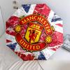 1 PC Automatic Folding Umbrella - Manchester United F Custom Name Pattern, Portable & Foldable Design with 8 Ribs, Christmas Birthday Gifts