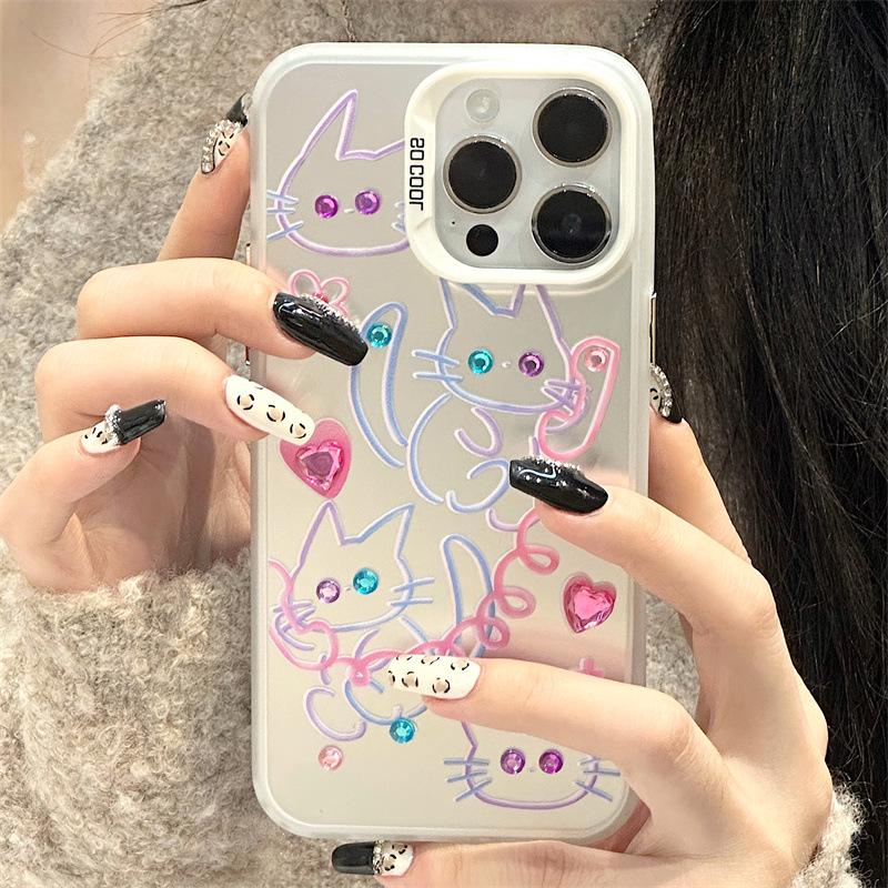 Чехол Zhitai Frosted Laser для iPhone 14/15 Pro Max и Huawei Mate 60 с браслетом