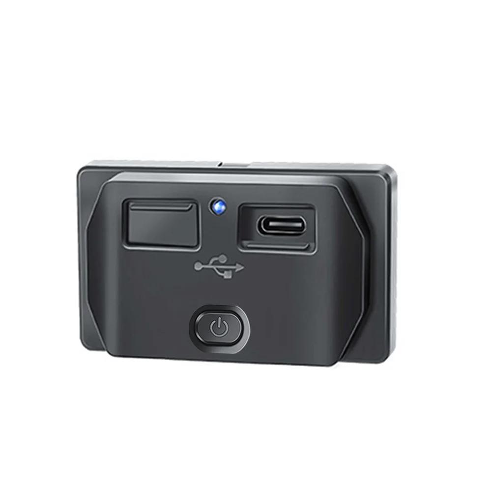 QC3.0 PD USB розетка двойная USB зарядное гнездо водонепроницаемая автомобильная зарядная панель с кнопочным переключателем для автомобиля морской лодки автофургона автобуса грузовика