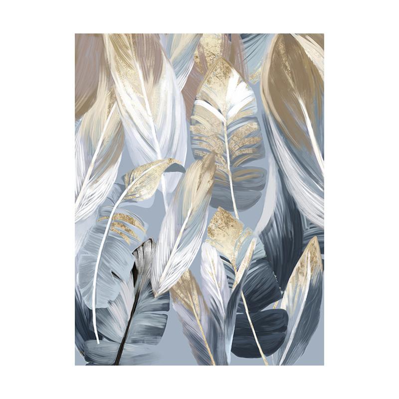 Тропическое золотое дерево, пальмовые листья, холст, картины на стене, художественная печать на холсте, постеры для гавайской вечеринки луау, декор для дома