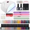 PHOENIXY Professional Nail Polish Gel Set Manicure Set with 36W Nail Lamp Full Set of Nail Tools for Nail Art Design
