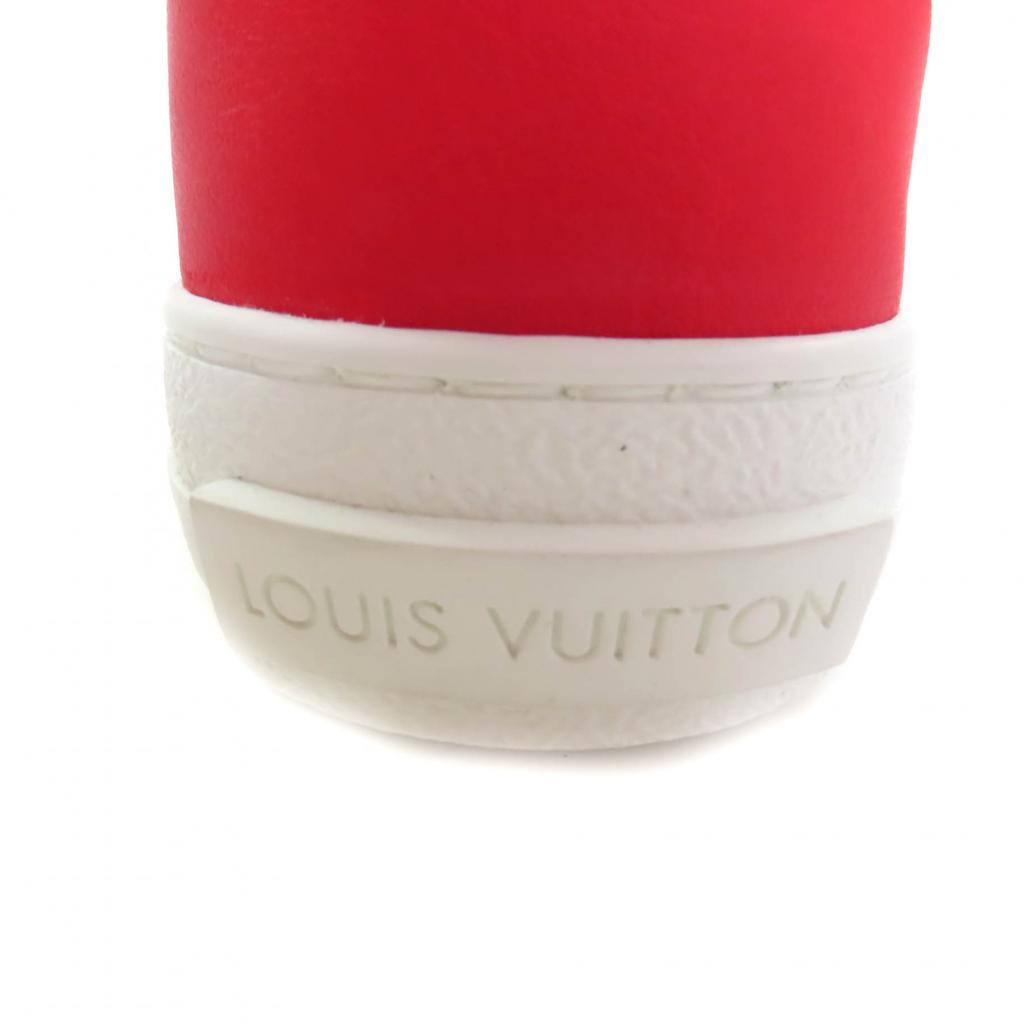 Pristine LOUIS VUITTON High cut sneakers Charlie line White red leather Women 36 Used