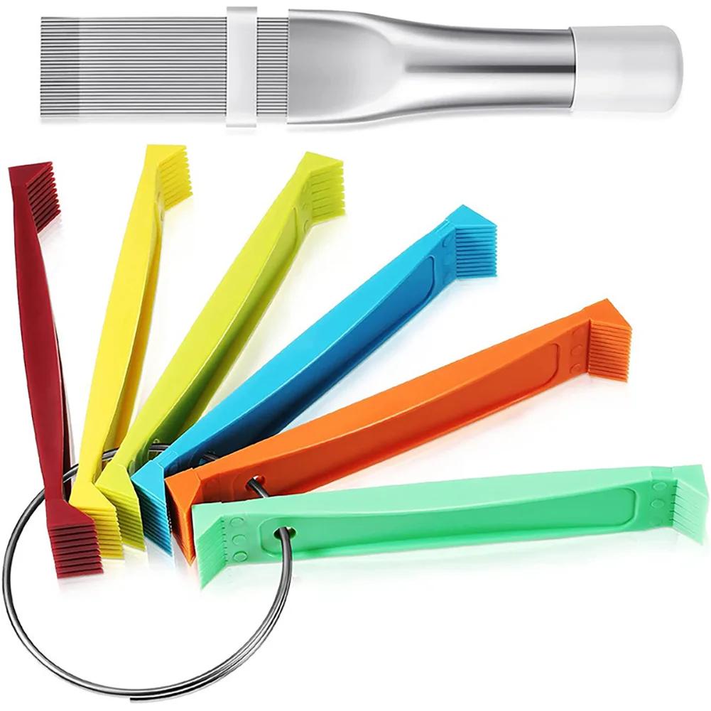 Air Conditioner Fin Cleaning Tool Home Cleaning Tool Coil Comb A/c Hvac Condenser Radiator Universal Folding Brush Cleaning Tool