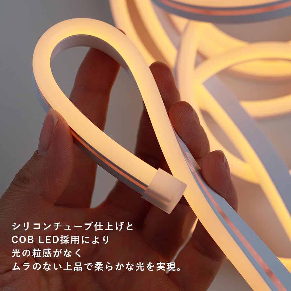 Светодиодная лента LEUCIS Тип LEUCIS Дистанционное управление Охлаждение и подогрев Цветовая регулировка Силиконовый неон Непрямое освещение Внутреннее режущее Эдисон