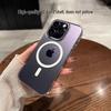 Подходит для Apple iPhone 17/14/13/15 Pro Max Акриловый прозрачный магнитный чехол для телефона - Жесткий корпус.