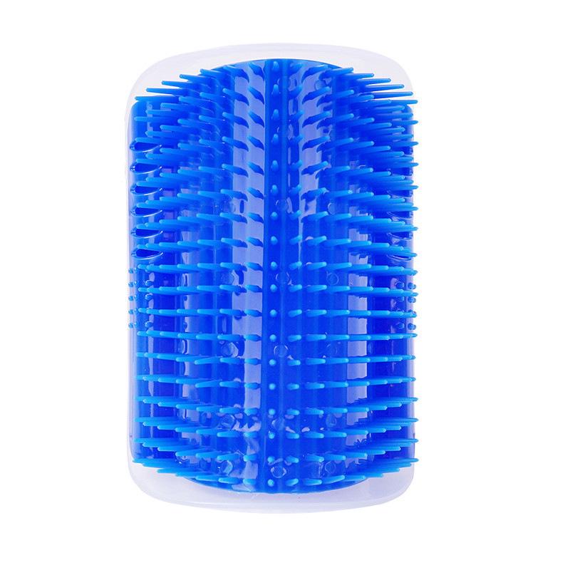 Cat Scratching Corner: Self-Grooming & Hair Removal Brush with Catnip