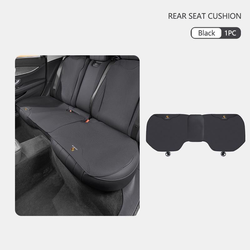 Car Seat Cover Sweatproof Breathable Anti-slip Seat Mat Pad For Porsche Cayenne Panamera Macan Boxster Cayman 718 911 Sticker