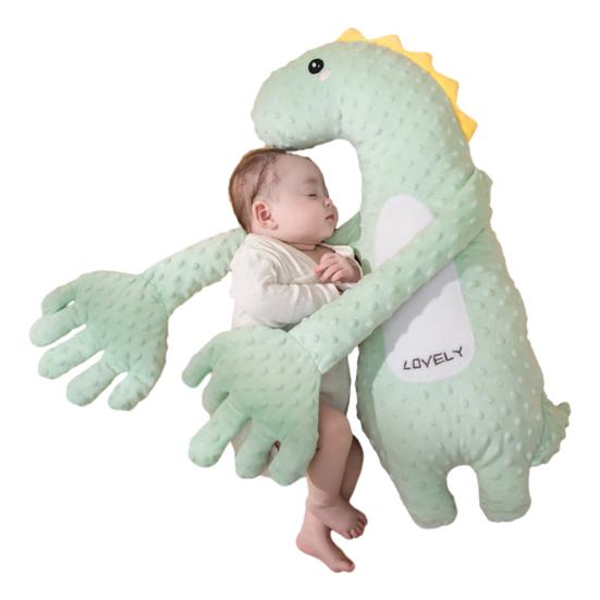 Baby Patter for Sleep Startle Prevention Stuffed Doll Pillow with Soothing Patting Palm Pad Soothing Patter Sleep Companion with Music for Comforting