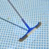Heavy Duty Swimming Pool Brush Head with Stiff Durable Bristles Curved Design for Pool Wall Floor Step Cleaning Tool