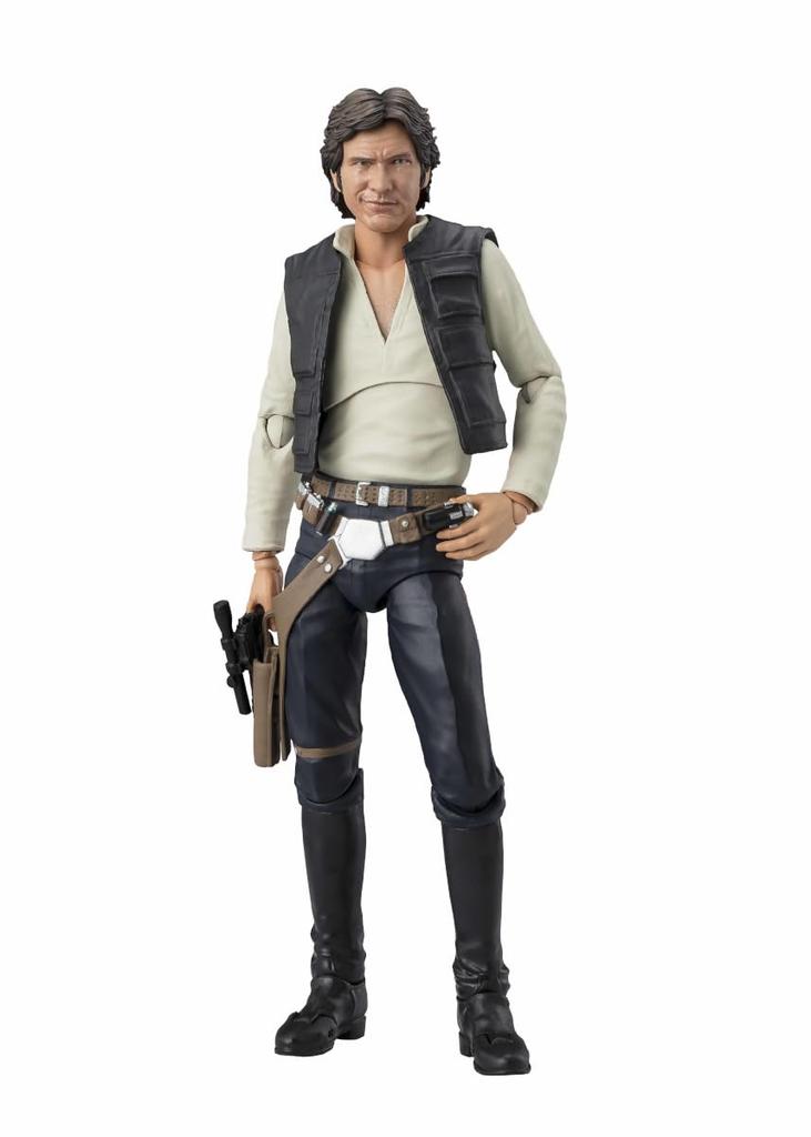 BANDAI SPIRITS S.H.Figuarts Star Wars Episode IV: A New Hope Han Solo - Classic Ver. - (STAR WARS: A New Hope) Approximately 150mm PVC & ABS
