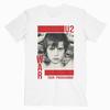 U2 War Tour Музыкальный Концерт Хлопок Все Размеры Мужчины Женщины Белая Футболка BL349 Унисекс Футболка
