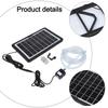 Portable Solar Submersible Pump with Adjustable Panel Perfect for Fish Tanks and Small Ponds with 240L/h Flow Rate