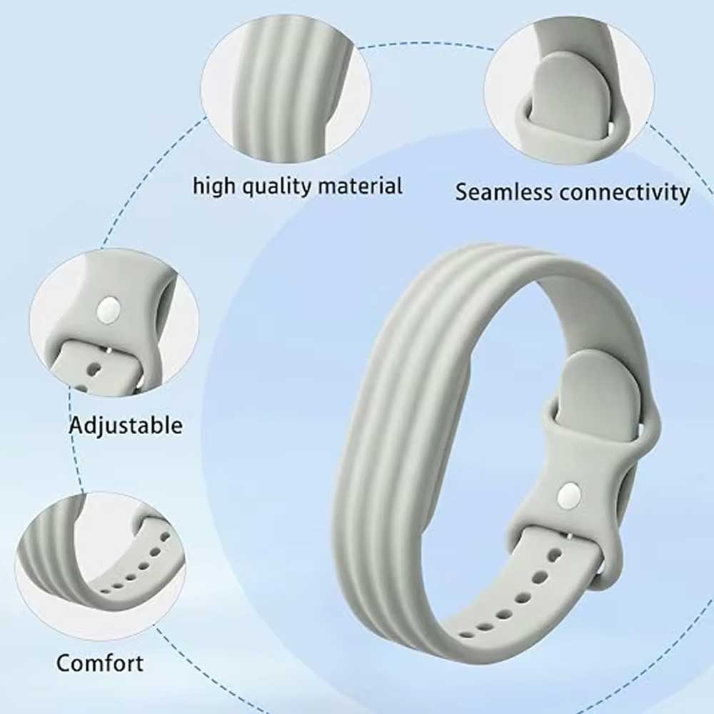 2 шт. Силиконовый+Нейлоновый ремешок для Google Fitbit Air, Регулируемый сменный браслет для фитнес-трекера Fitbit Air