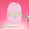 Одежда для собак, летняя жилетка для домашних животных, однотонная футболка с гирляндой для кошек, одежда для собак, модная весенняя одежда, дышащая одежда для чихуахуа, щенков