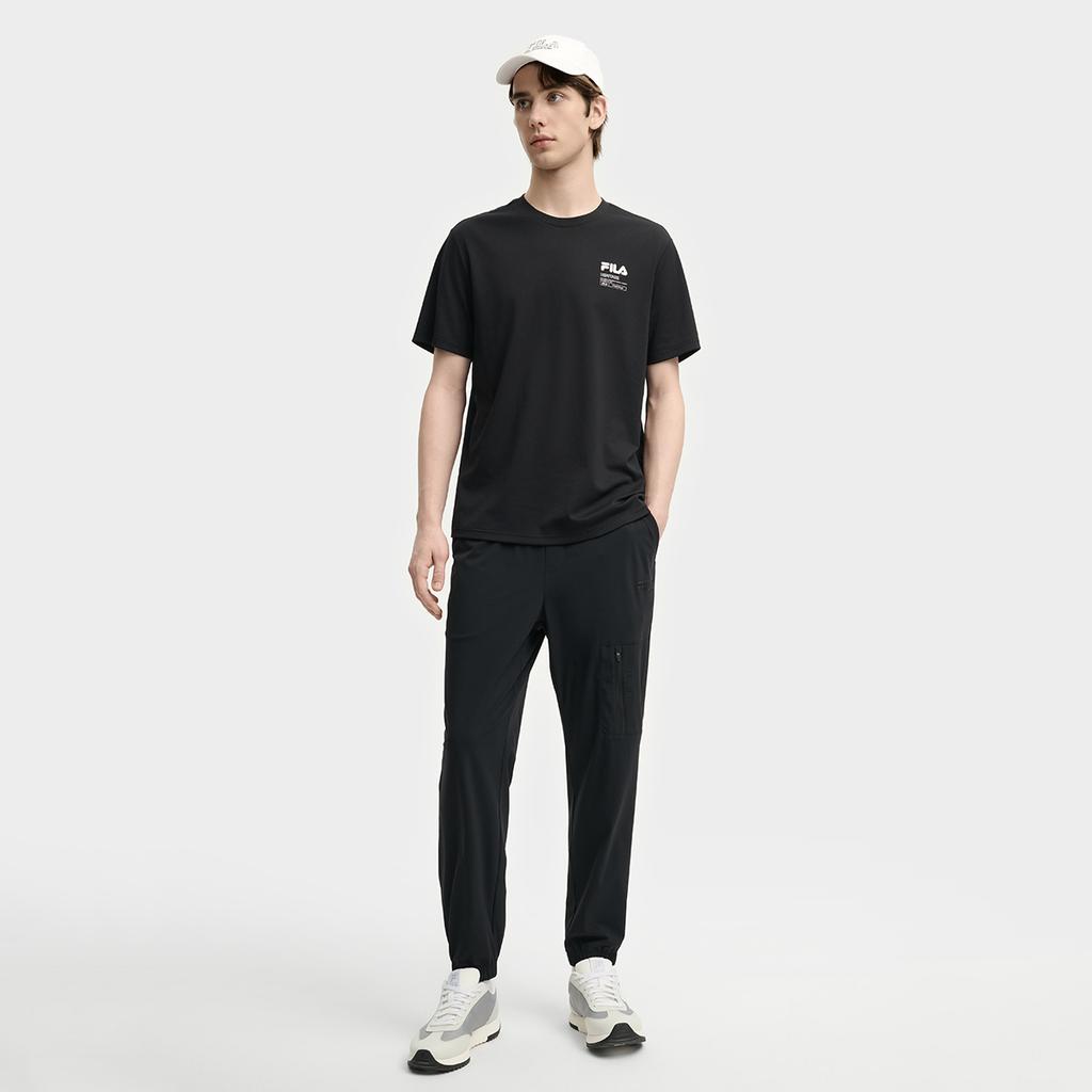 New FILA HERITAGE T Shirt Men's Jet Black F11M538121FBK