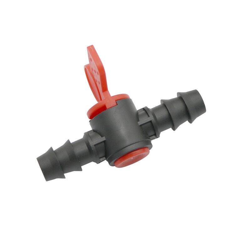 1 Pcs Valve With Double Barb Irrigation Water Flow Control Hose Connection Size 13mm Used To Homebrew Drip Irrigation System
