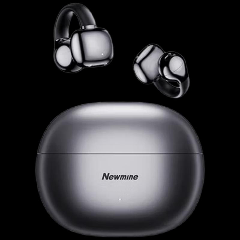 Беспроводные Bluetooth-наушники Newmine S7 с клипсой, OWS, ИИ-перевод