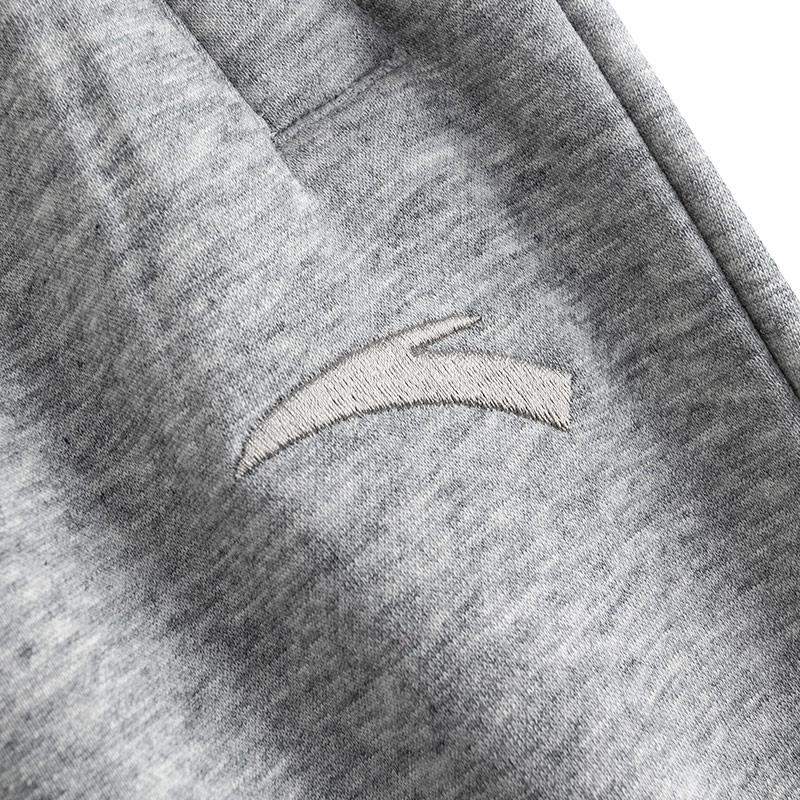 Anta Флисовые теплые тренировочные брюки прямого кроя, повседневные спортивные штаны, мужские брюки 952547307-2