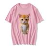 Men and Women's Funny Cat 3D Print Casual T-Shirt, Summer Harajuku T Shirts, Girl and Boy Fashion Clothes