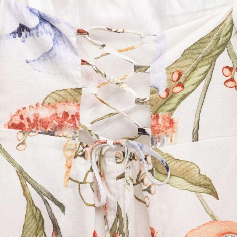 Kaslead New Arrival Women's Clothing Fashion Style Fashion Silm off-the-Shoulder Print Dress 1272220