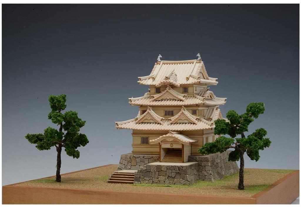 Woody Joe 1/150 Uwajima Castle Wooden Model Assembly Kit