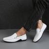 High Quality Men's Retro Loafers Luxury Men Outdoor Shoes Fashion Mens Slip On Shoe Genuine Leather Busines All-match Male Flats