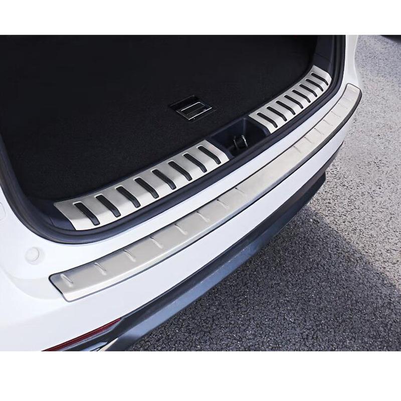 For Lexus NX 200 200t 300h 2015 2016 2017 2018 Car Stainless Steel Trunk Inner Guard Rear Bumper Trim Accessories
