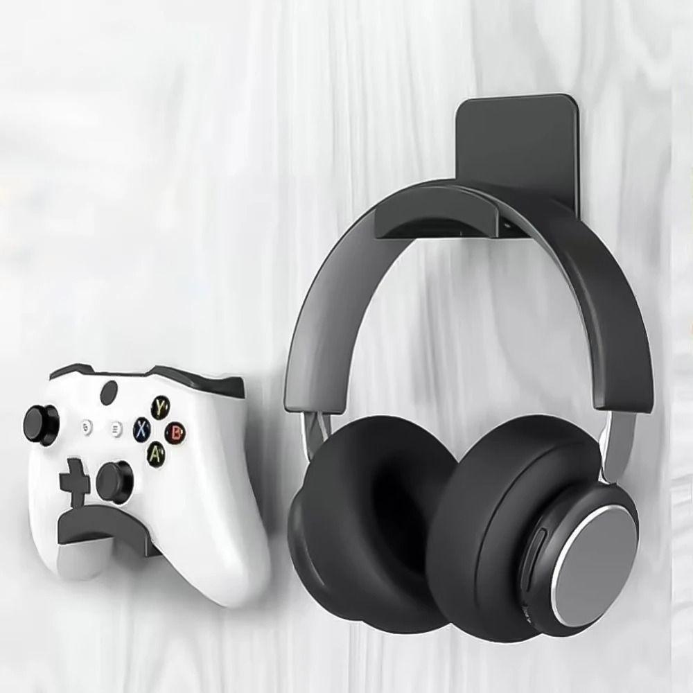 Adhensive Headphone Hook Wall-mounted Earphone Display Stand Headphone Stand for Gaming Headsets
